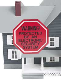 Protecting home burglar alarms 